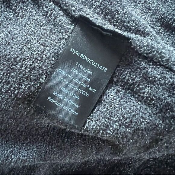 BAREFOOT DREAMS Cozy Chic Lite Longline Shawl Collar Cardigan Grey Medium NEW - Picture 8 of 8